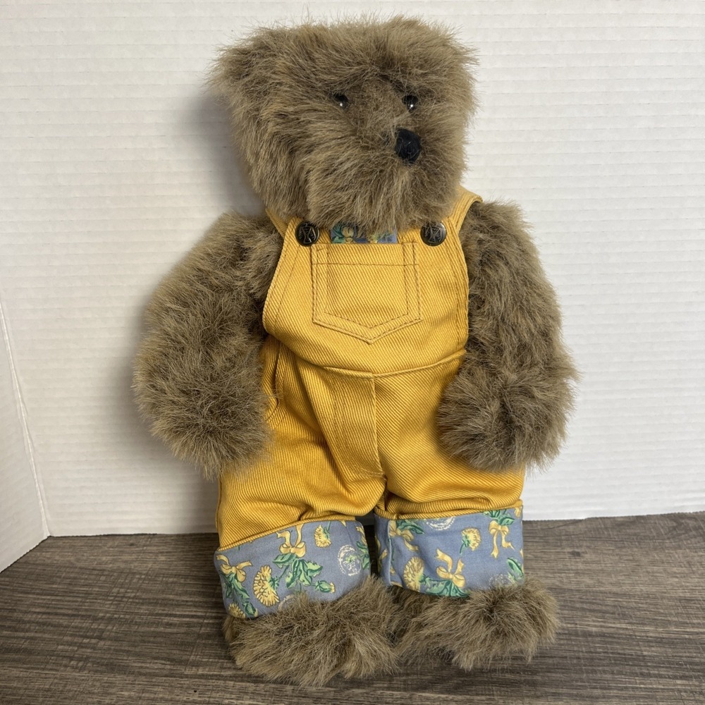 Vtg 1996 Gallery Teddy Bears Bartholomew 14" Heirloom Cottage Plush Ashton Drake